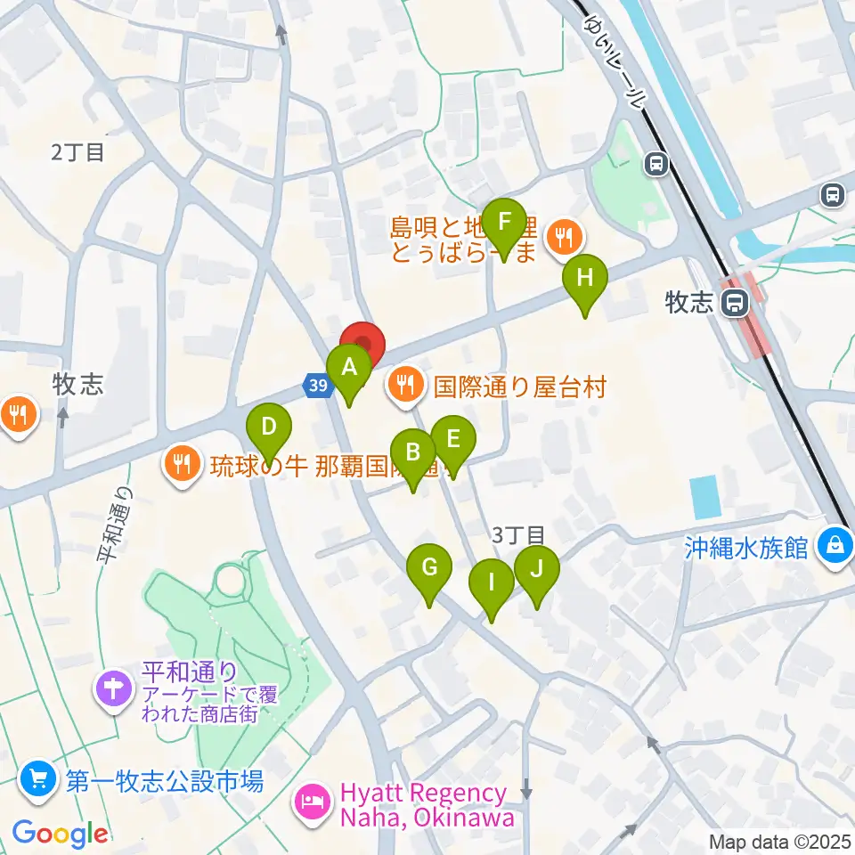 高良レコード店 楽器部周辺のホテル一覧地図