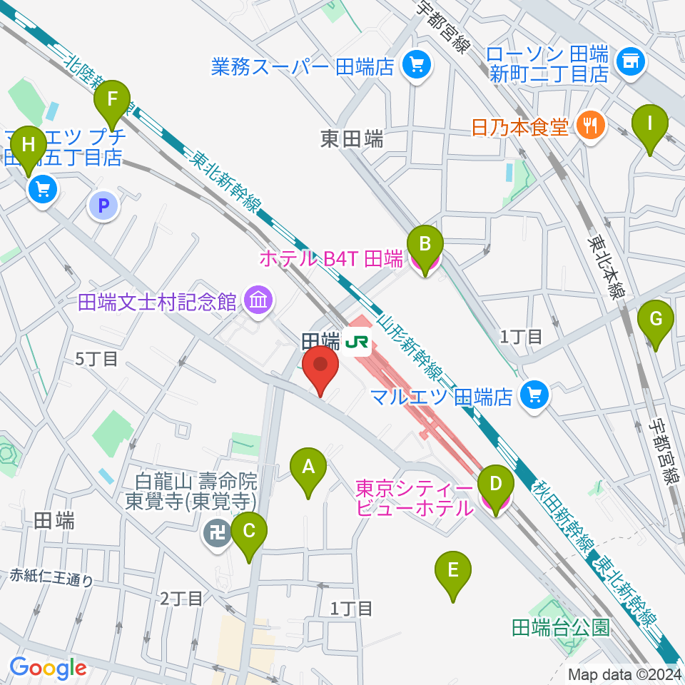 CPR STUDIO周辺のホテル一覧地図