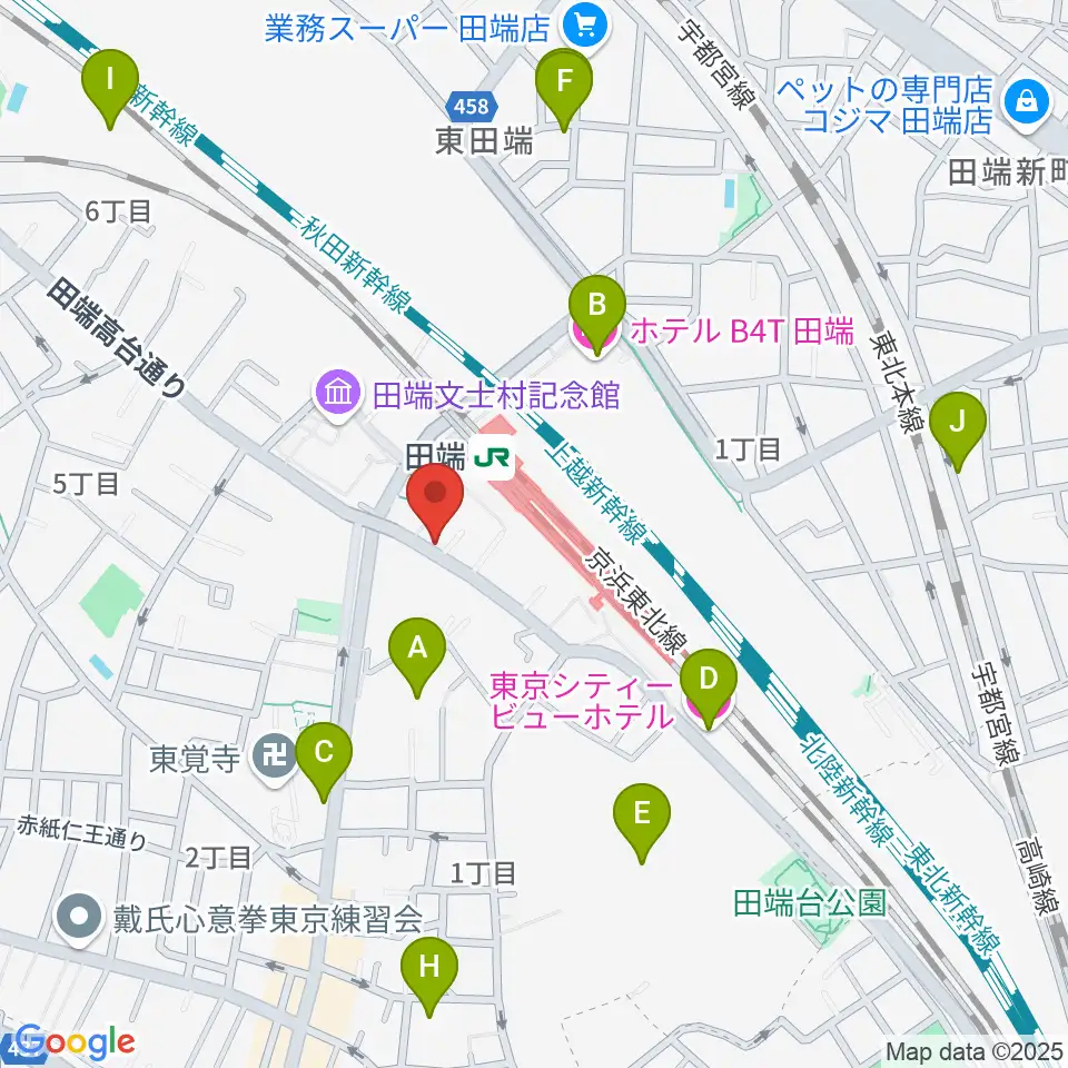 CPR STUDIO周辺のホテル一覧地図