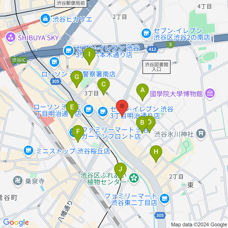 Studio S&S周辺のホテル一覧地図