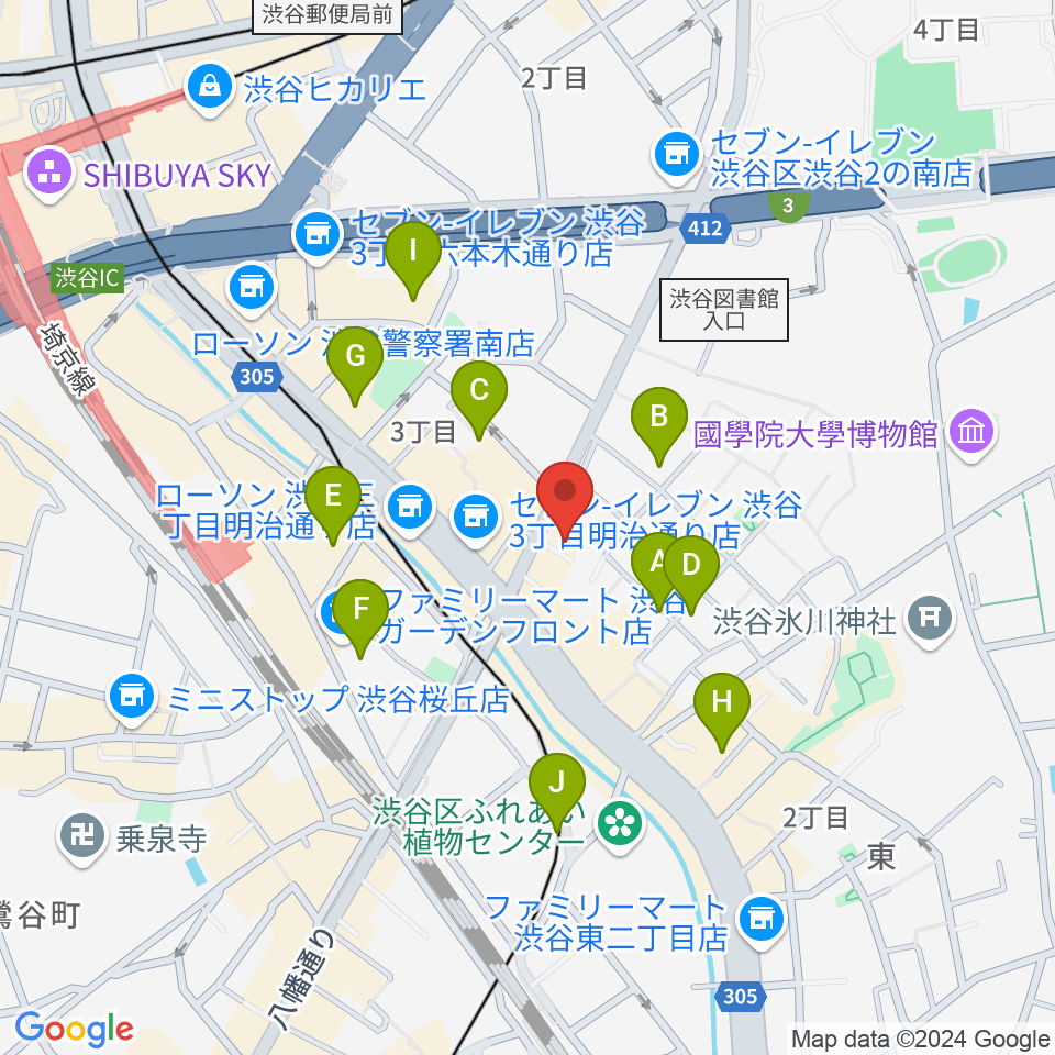 Studio S&S周辺のホテル一覧地図