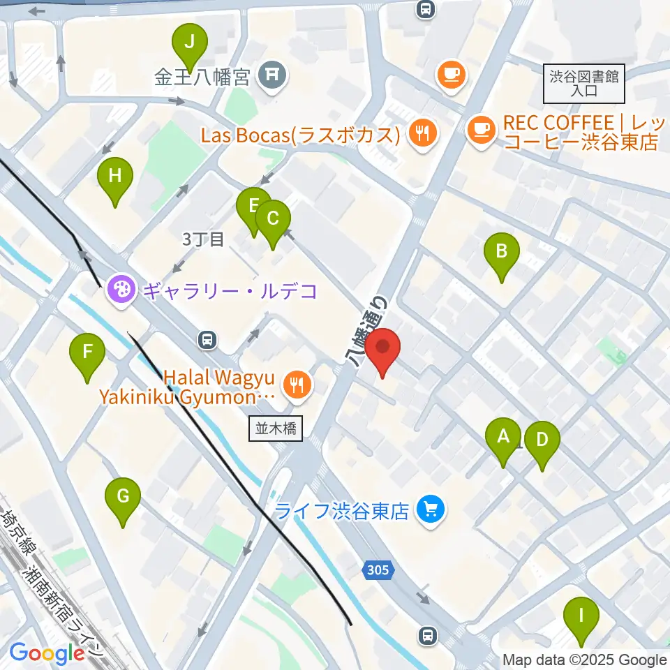 Studio S&S周辺のホテル一覧地図