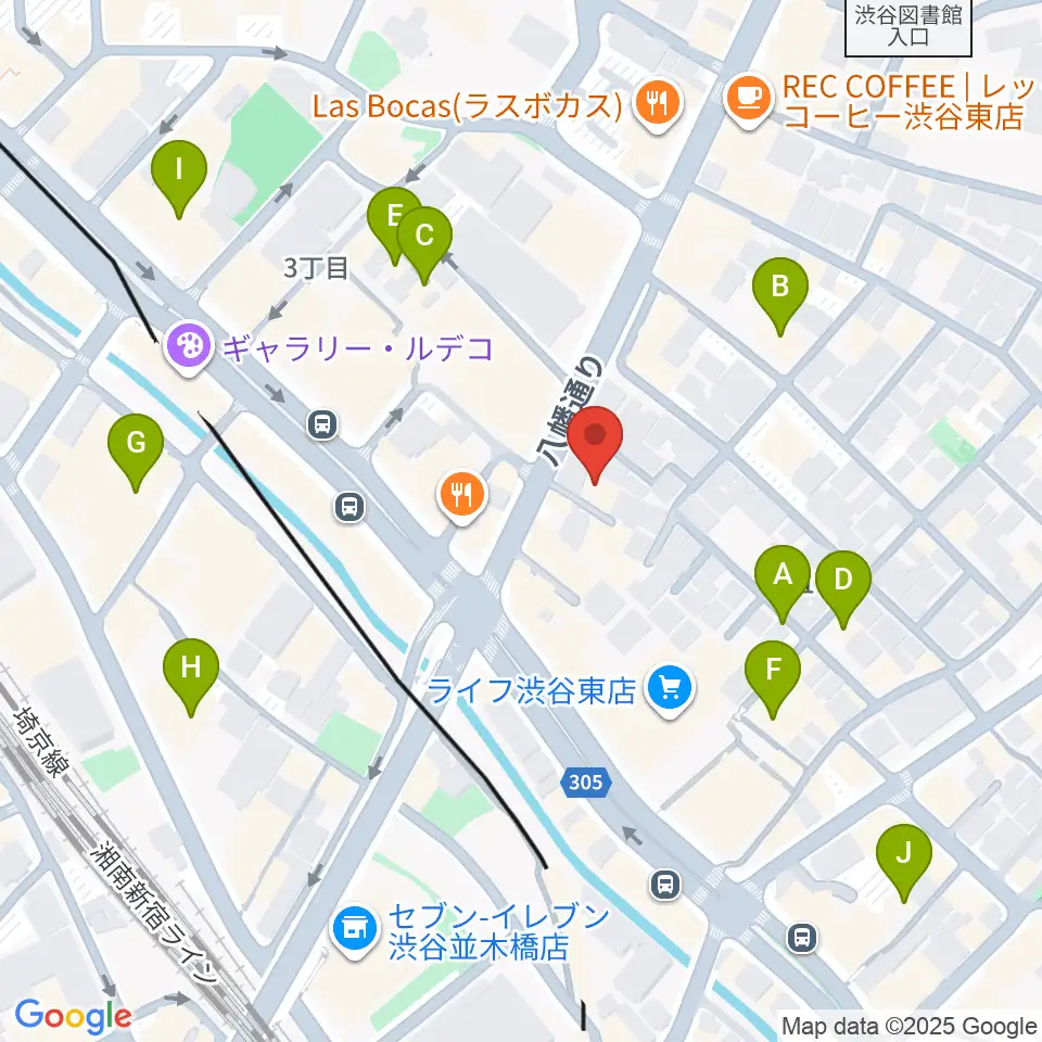 Studio S&S周辺のホテル一覧地図