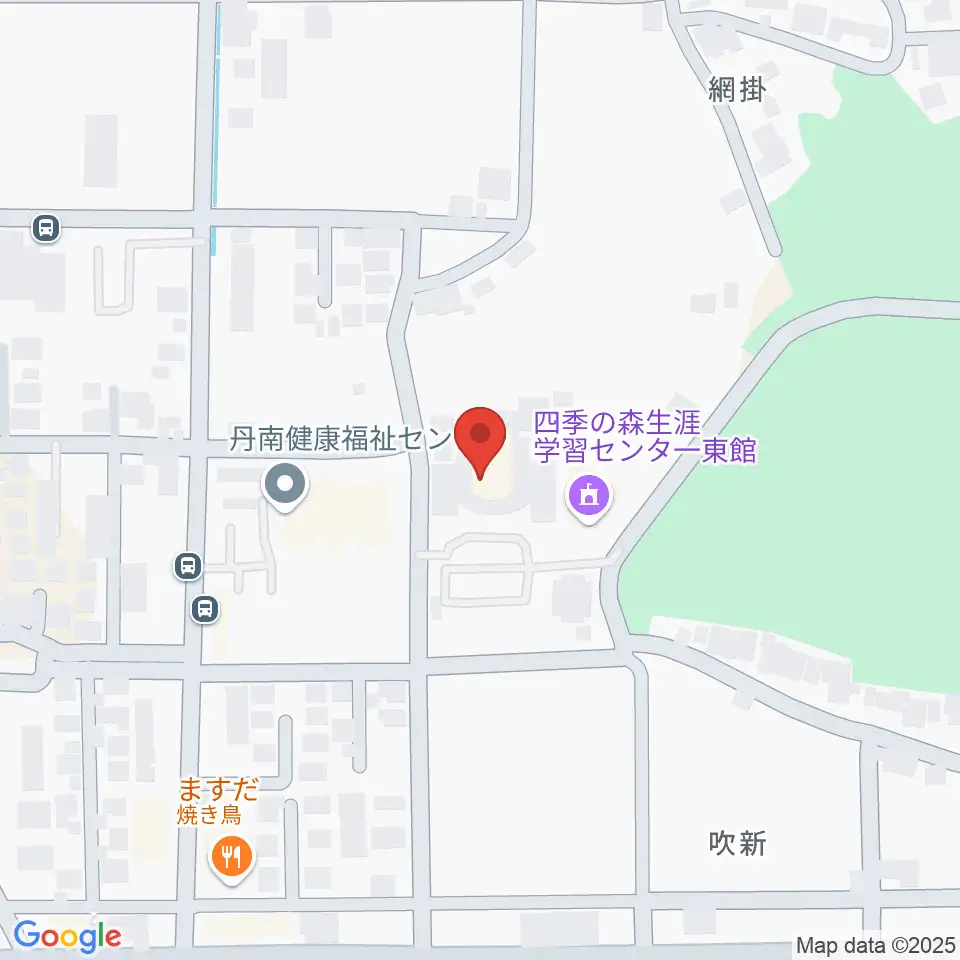 四季の森生涯学習センター周辺のホテル一覧地図