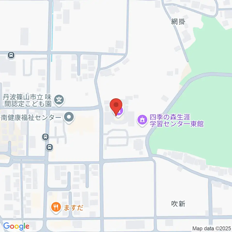 四季の森生涯学習センター周辺のホテル一覧地図
