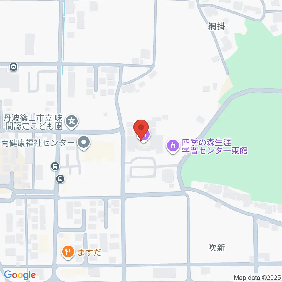 四季の森生涯学習センター周辺のホテル一覧地図