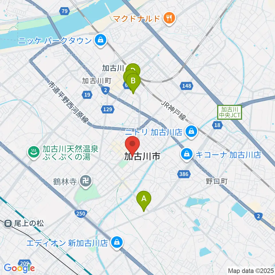 SHOWAグループ市民会館周辺のホテル一覧地図