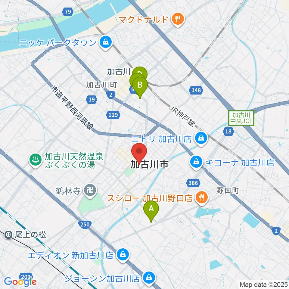 SHOWAグループ市民会館周辺のホテル一覧地図