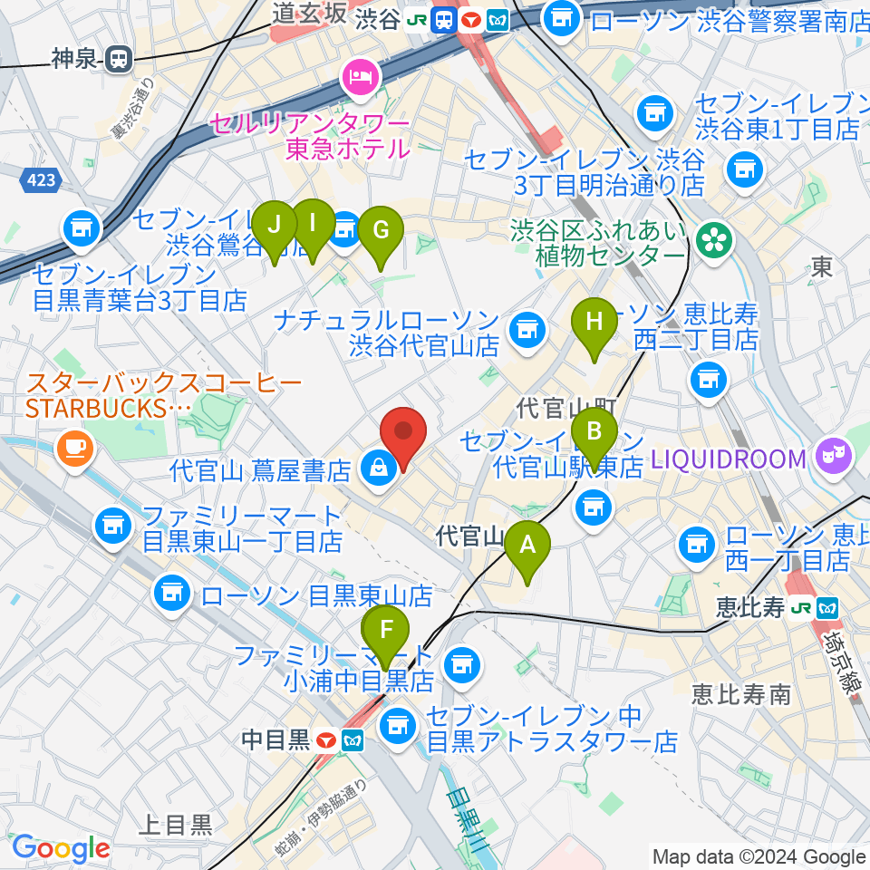 T-SITE GARDEN GALLERY周辺のホテル一覧地図