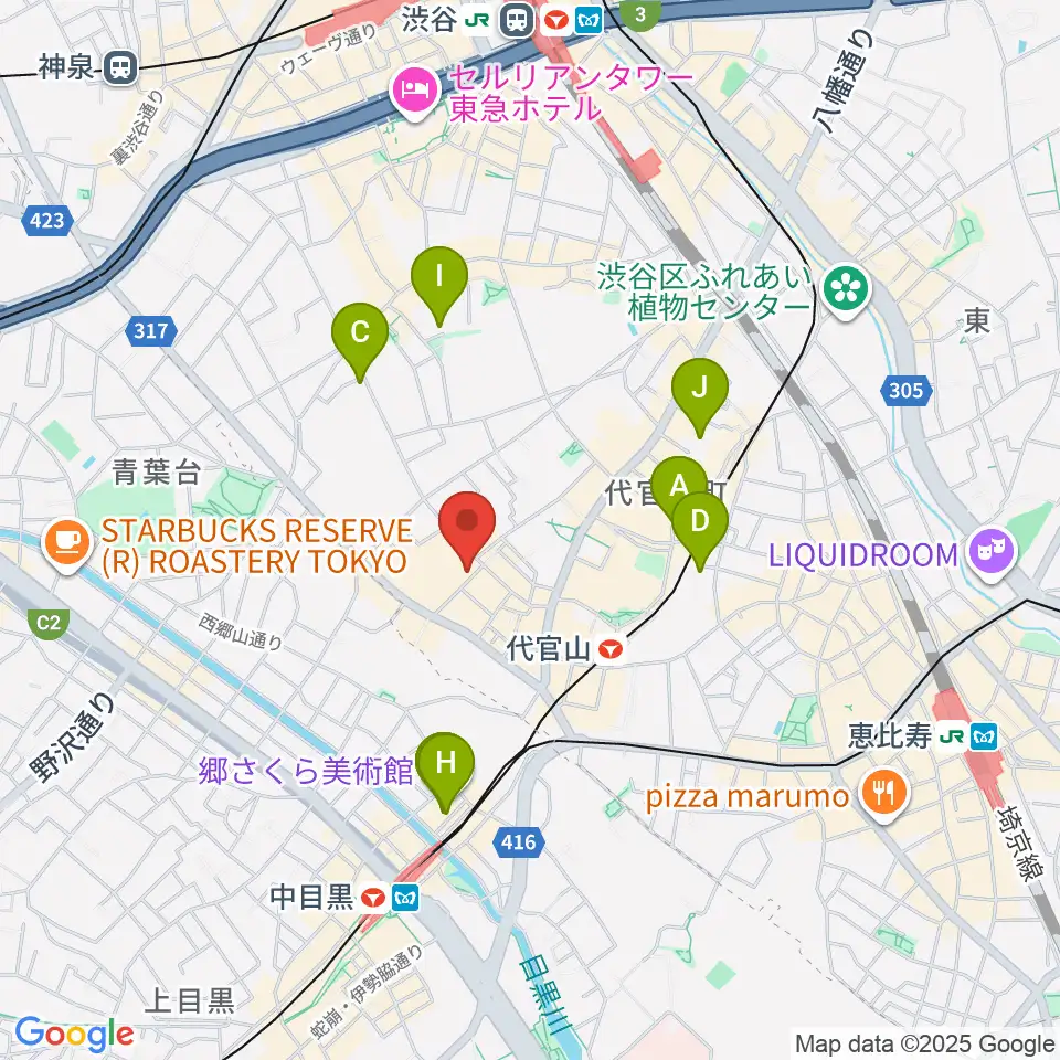 T-SITE GARDEN GALLERY周辺のホテル一覧地図