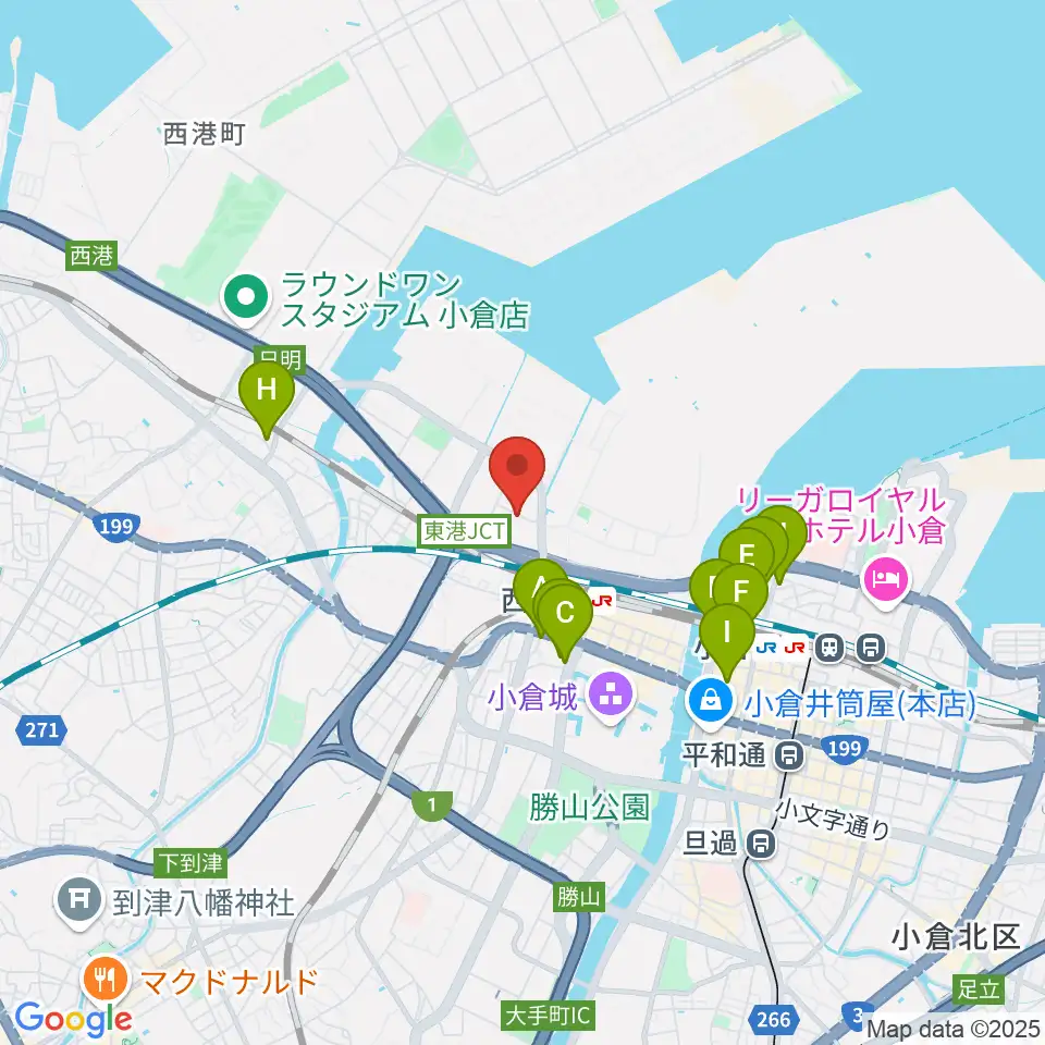 chuya-online.com FUKUOKA周辺のホテル一覧地図