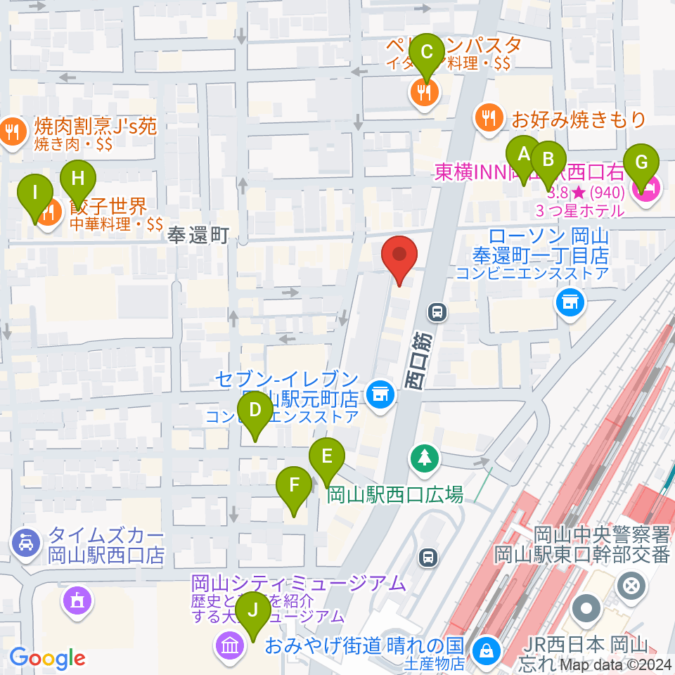 マレット音楽塾周辺のホテル一覧地図