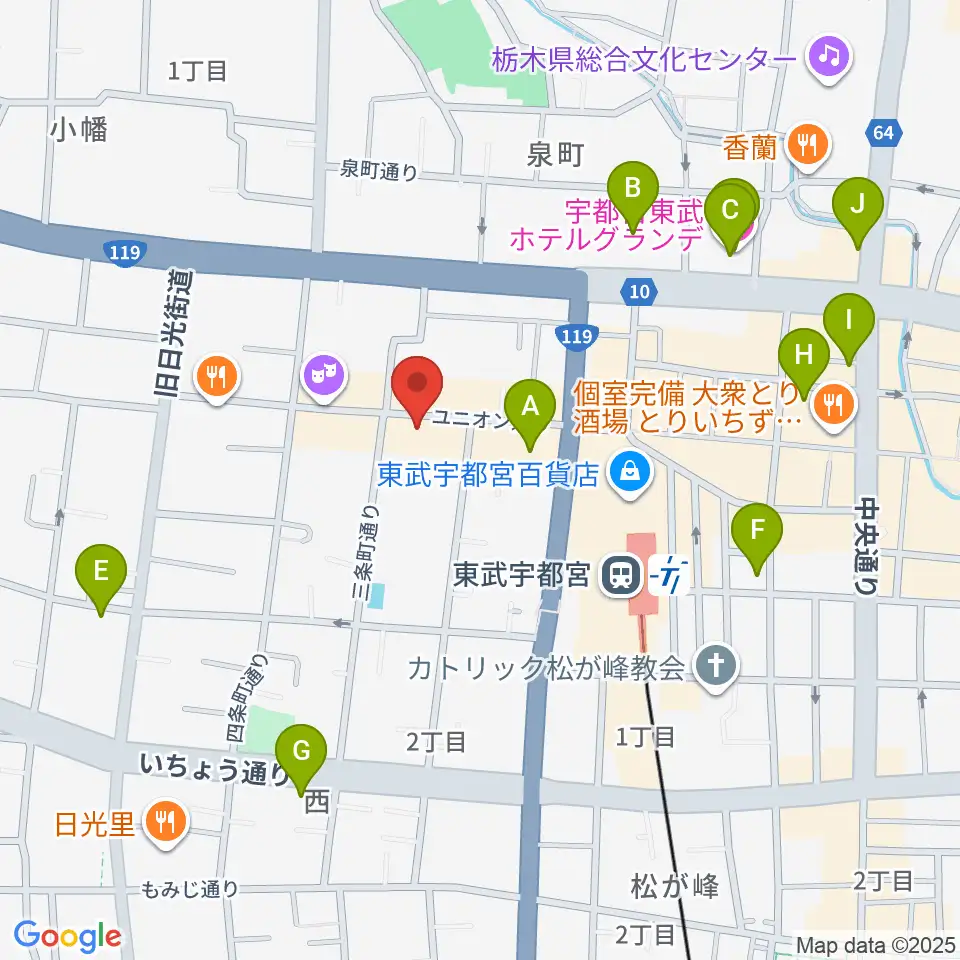 LOVE SOUNDS STUDIO周辺のホテル一覧地図