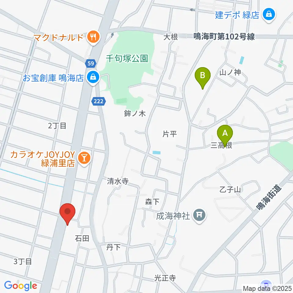 ギャラリーみふね 風の音周辺のホテル一覧地図