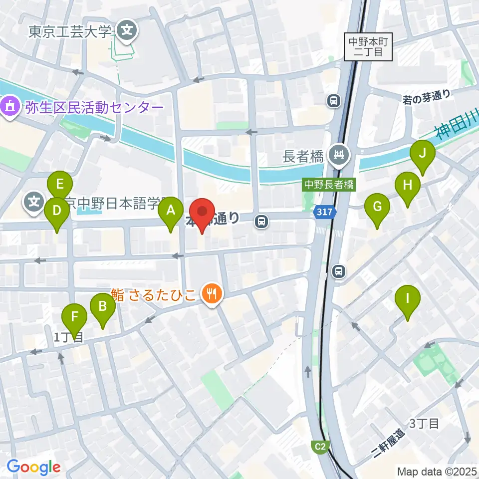 ロックフォード MELODIA Tokyo周辺のホテル一覧地図