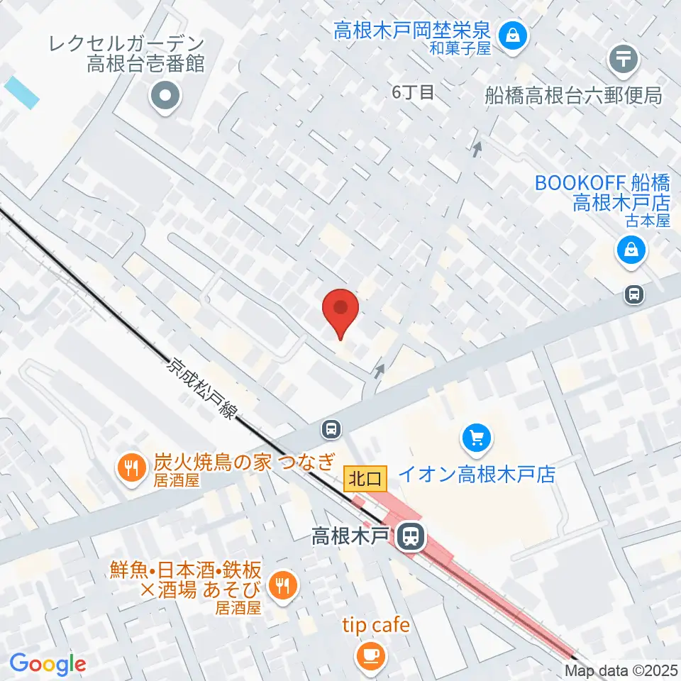 スタジオハイブリッジ周辺のホテル一覧地図