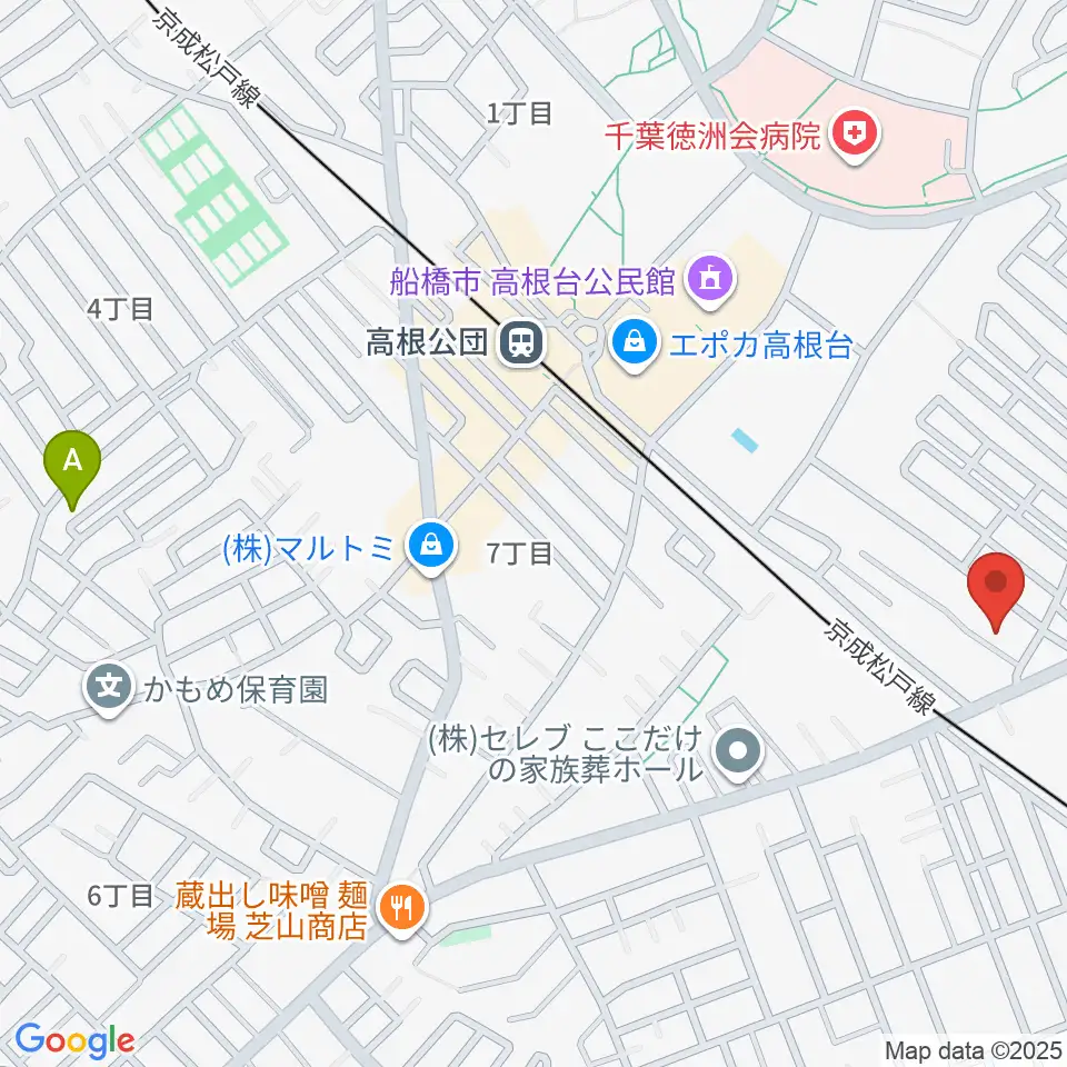 スタジオハイブリッジ周辺のホテル一覧地図