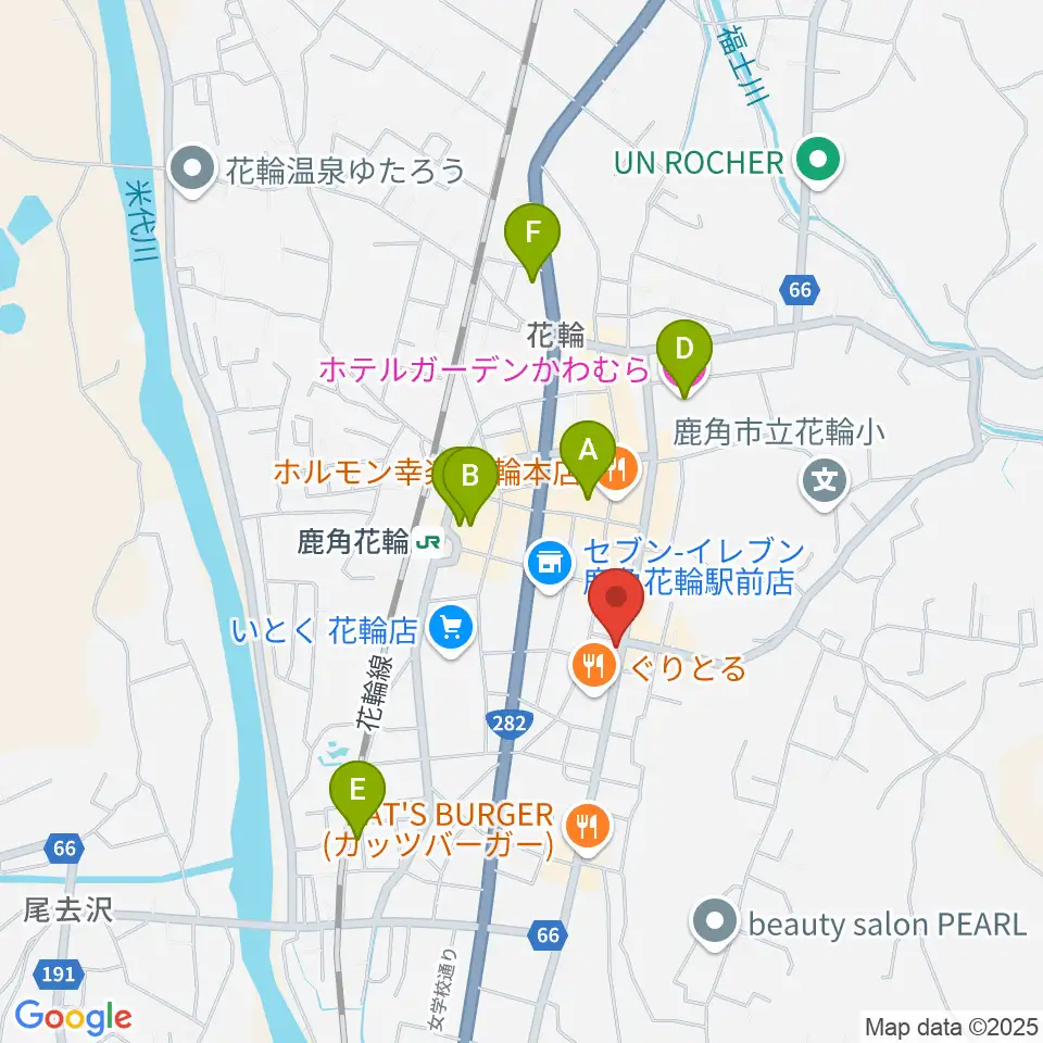 鹿角市交流プラザ MITプラザ周辺のホテル一覧地図
