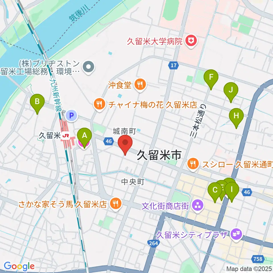 ゆめ色ピアノ教室周辺のホテル一覧地図