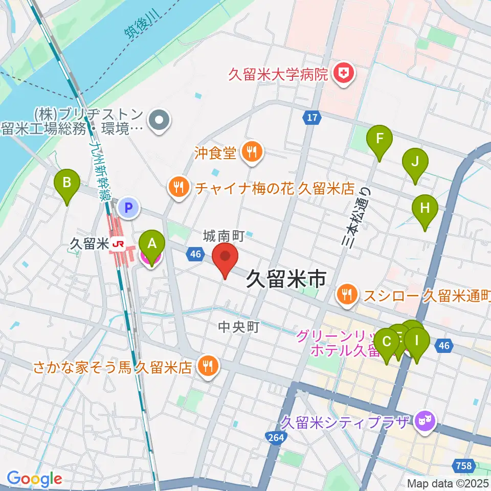 ゆめ色ピアノ教室周辺のホテル一覧地図