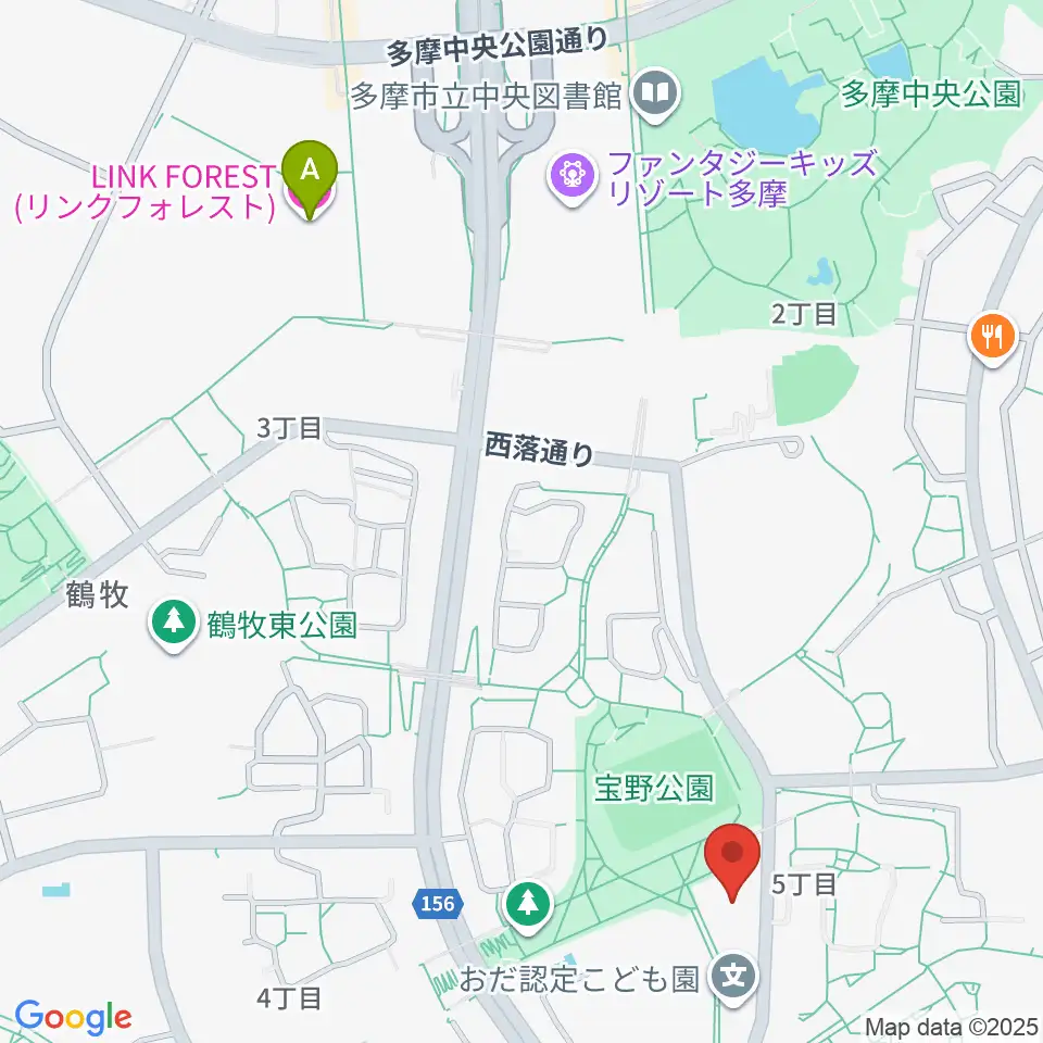 パルナソス多摩 シューベルトホール周辺のホテル一覧地図