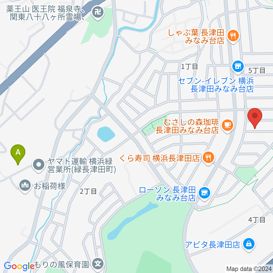 ローズ楽器工房周辺のホテル一覧地図