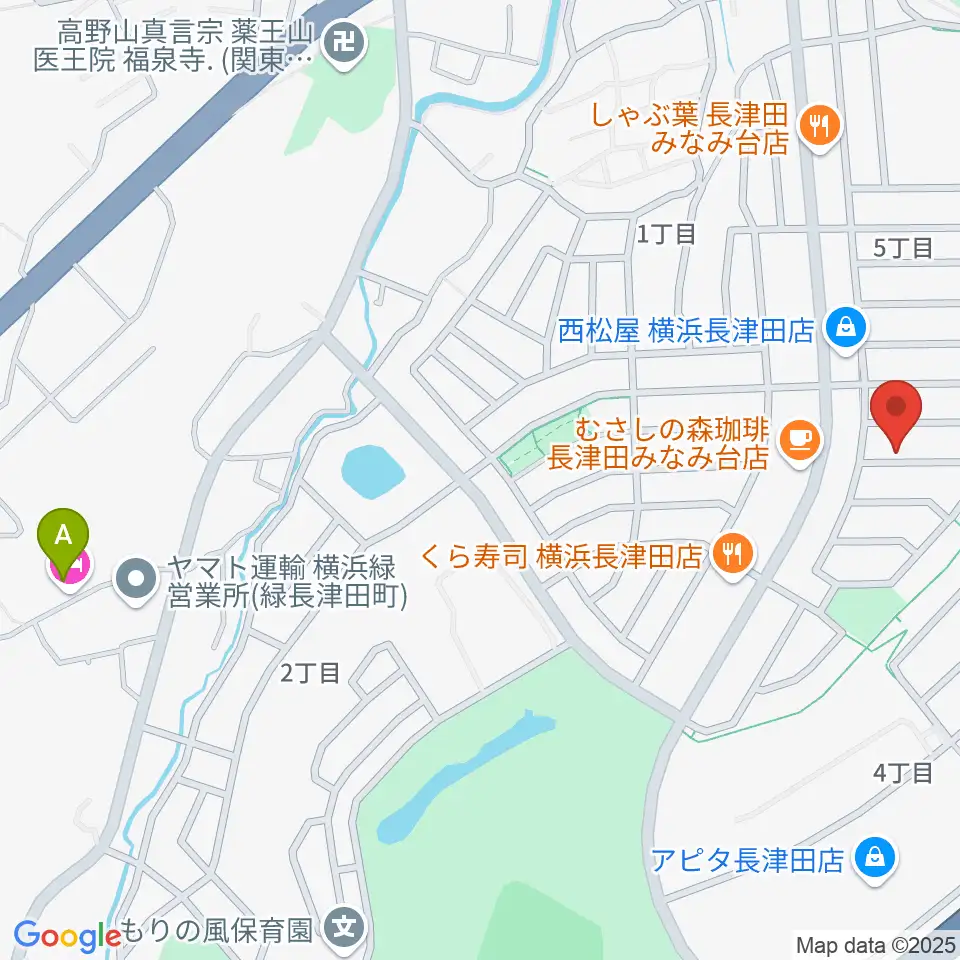 ローズ楽器工房周辺のホテル一覧地図