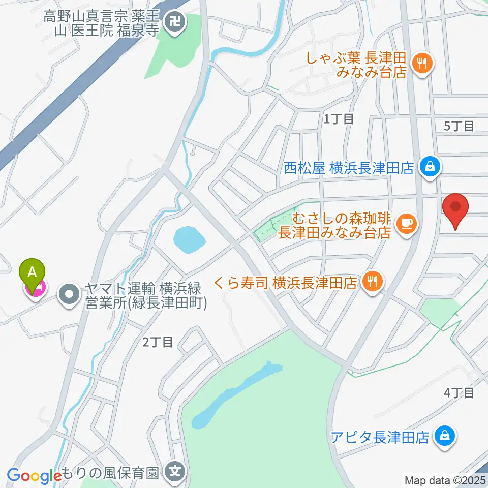 ローズ楽器工房周辺のホテル一覧地図