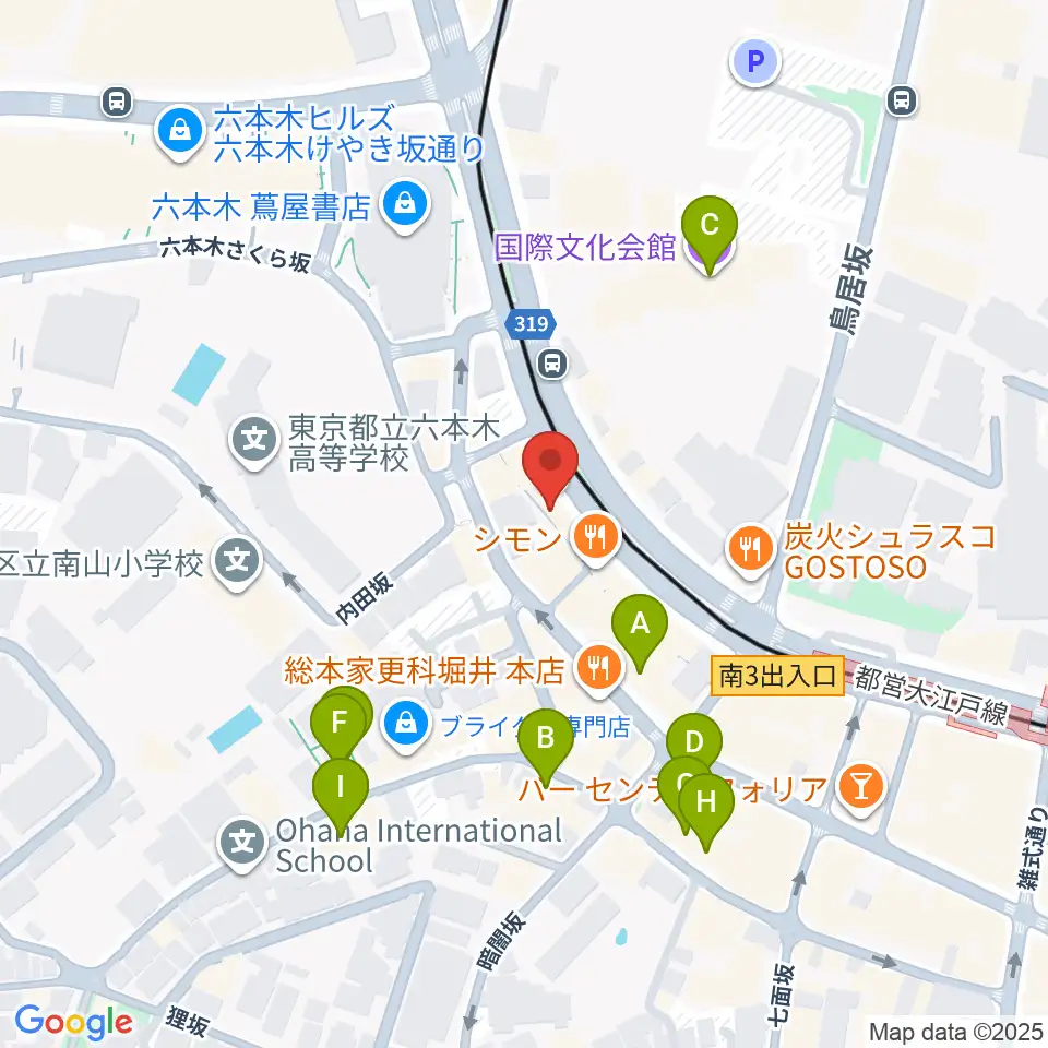 Heard Studio周辺のホテル一覧地図