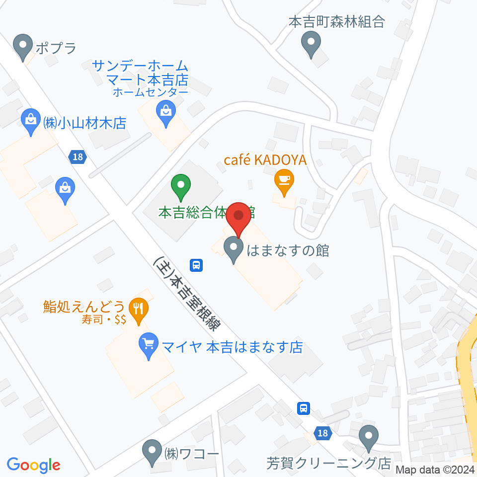 気仙沼市はまなすの館 はまなすホール周辺のホテル一覧地図