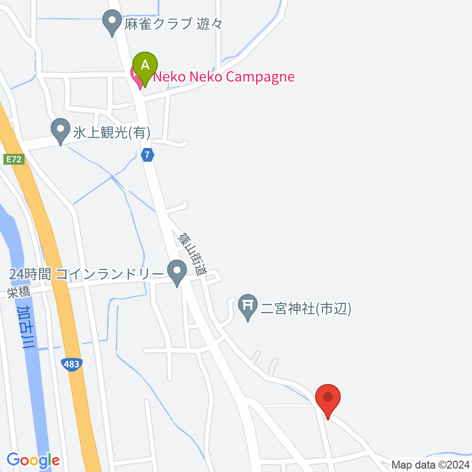 805たんば周辺のホテル一覧地図