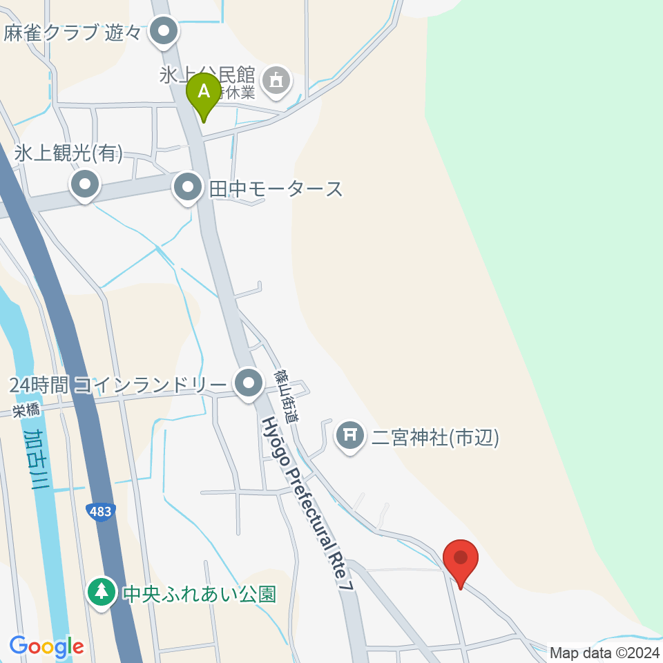 805たんば周辺のホテル一覧地図