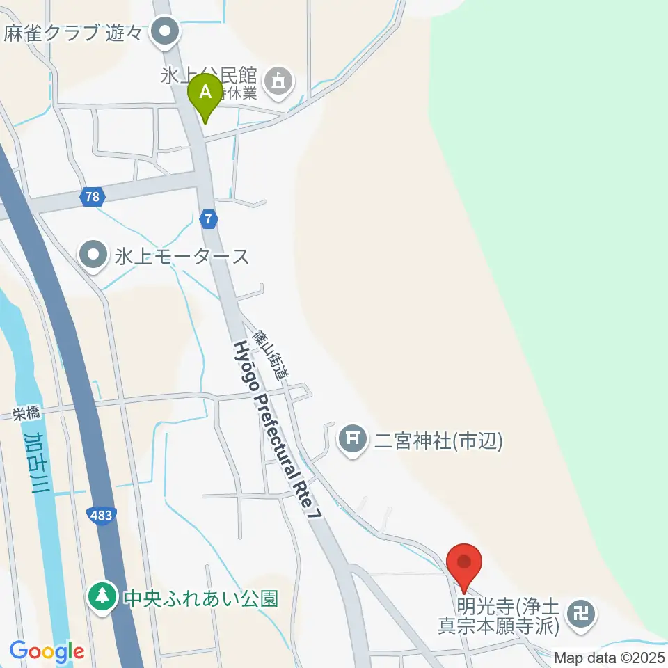 805たんば周辺のホテル一覧地図