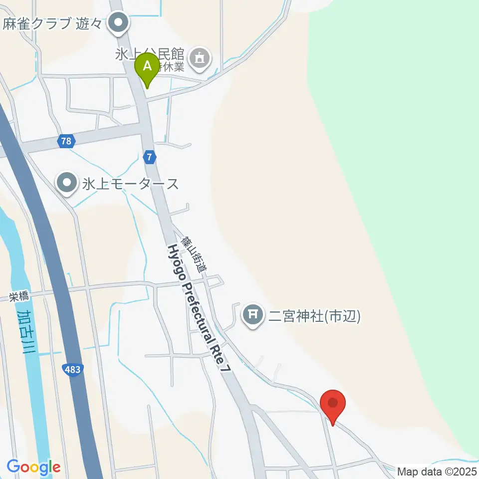 805たんば周辺のホテル一覧地図