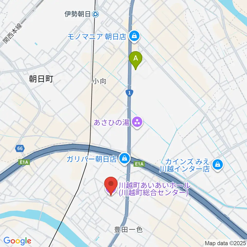 川越町あいあいホール周辺のホテル一覧地図