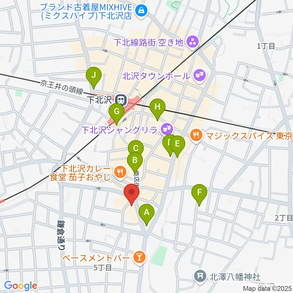 BM Studio周辺のホテル一覧地図