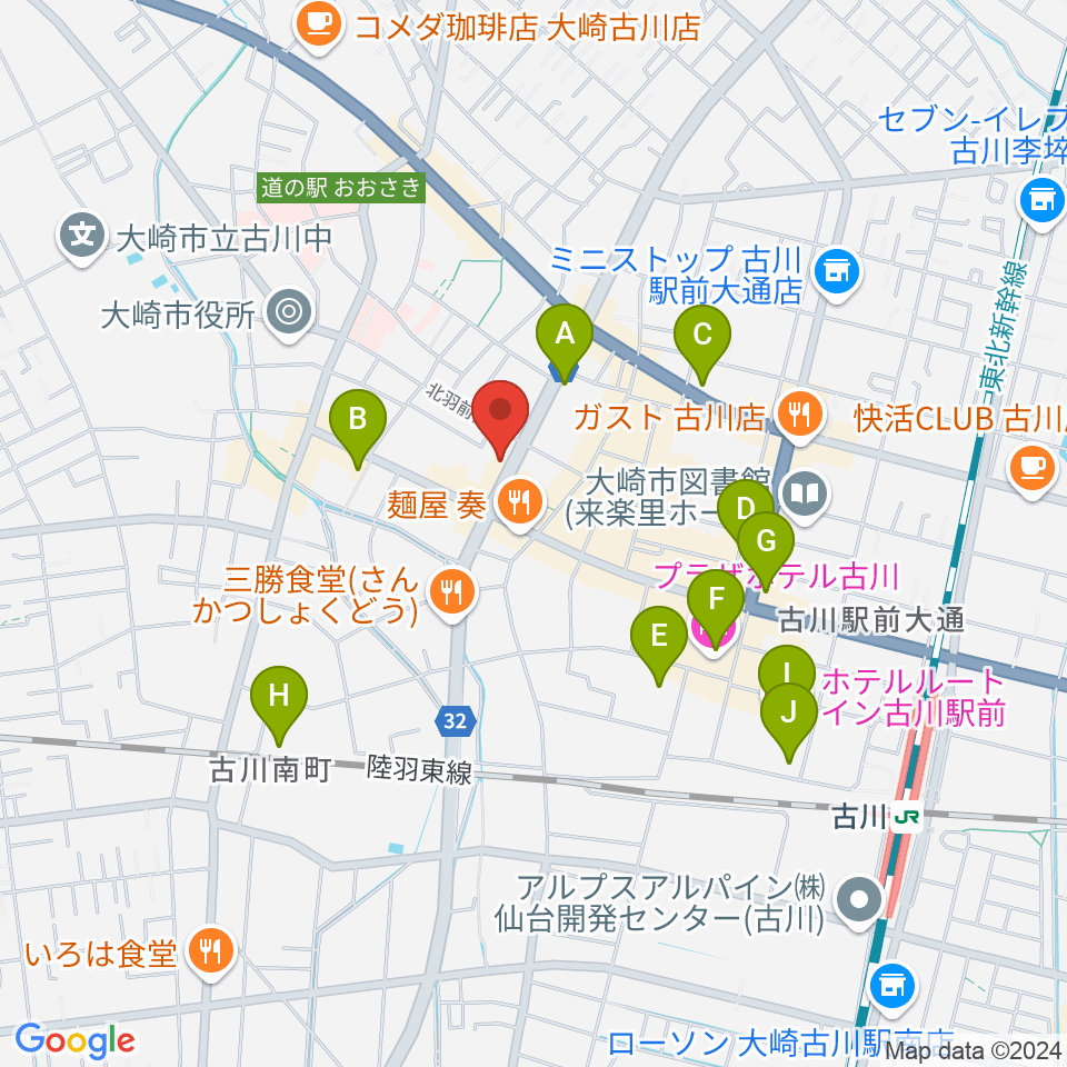 ソマキ・ミュージック周辺のホテル一覧地図