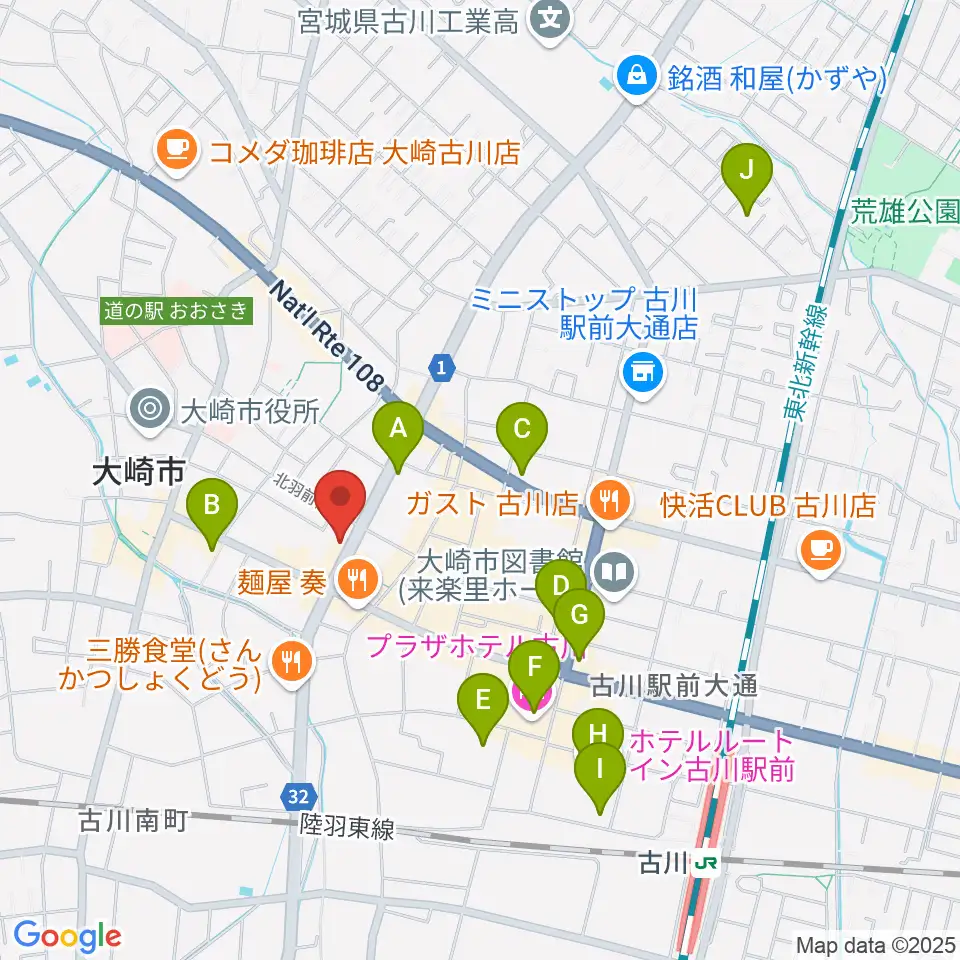 ソマキ・ミュージック周辺のホテル一覧地図