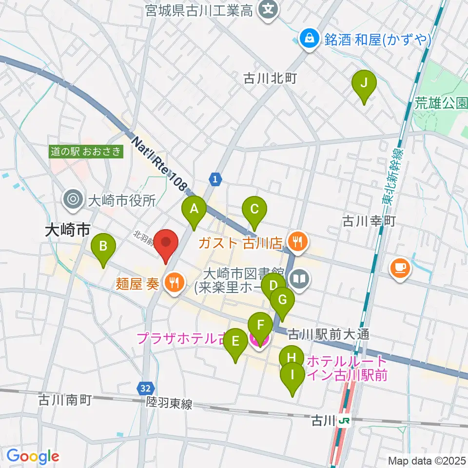ソマキ・ミュージック周辺のホテル一覧地図