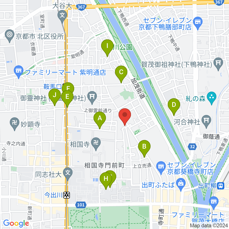 あとりえミノムシ周辺のホテル一覧地図