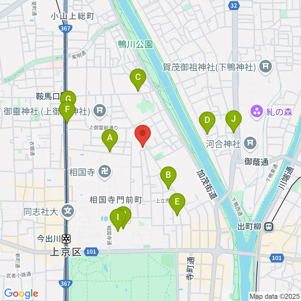 あとりえミノムシ周辺のホテル一覧地図