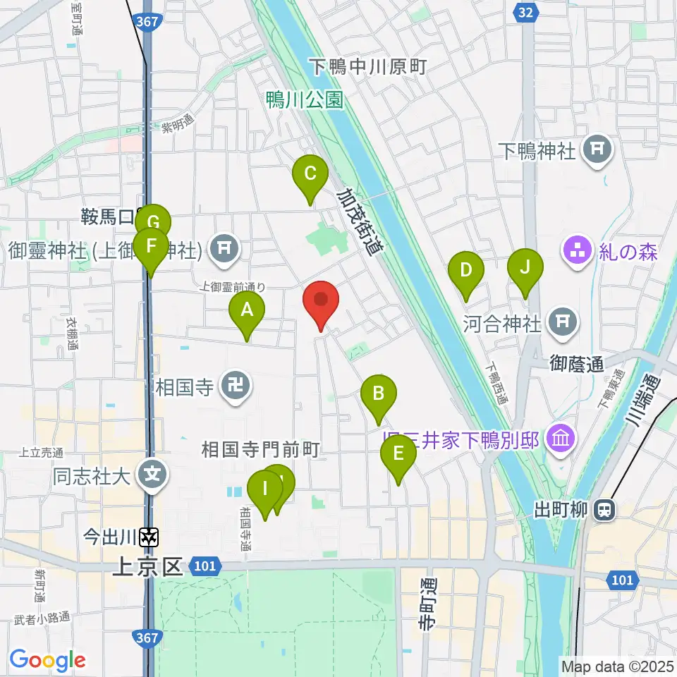 あとりえミノムシ周辺のホテル一覧地図