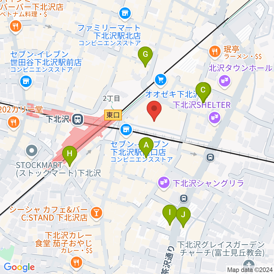 新宿レコード周辺のホテル一覧地図