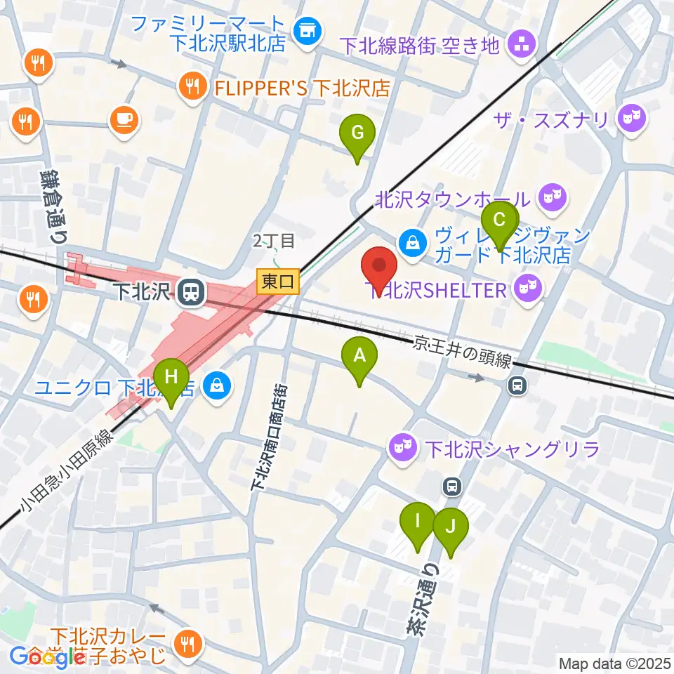 新宿レコード周辺のホテル一覧地図