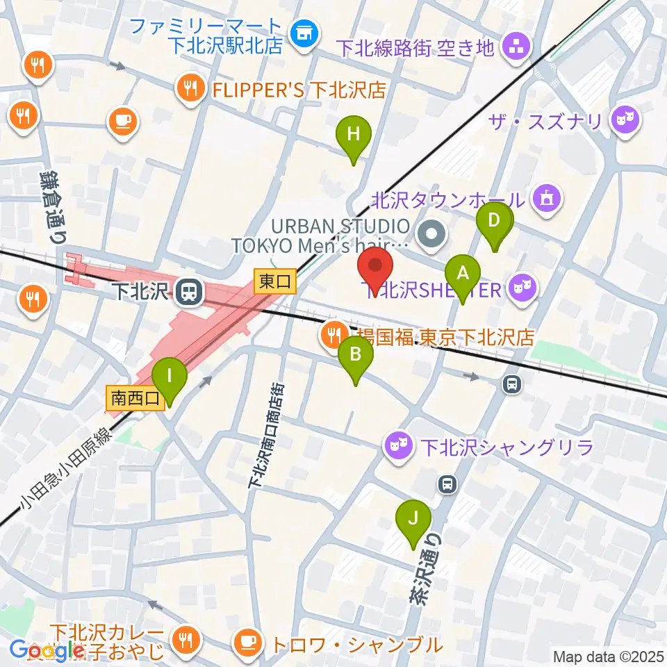 新宿レコード周辺のホテル一覧地図