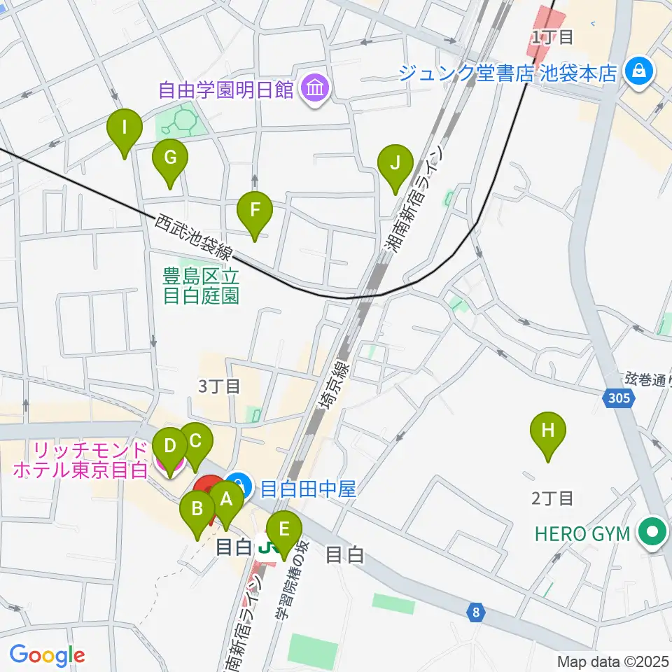 WORLD DISQUE周辺のホテル一覧地図