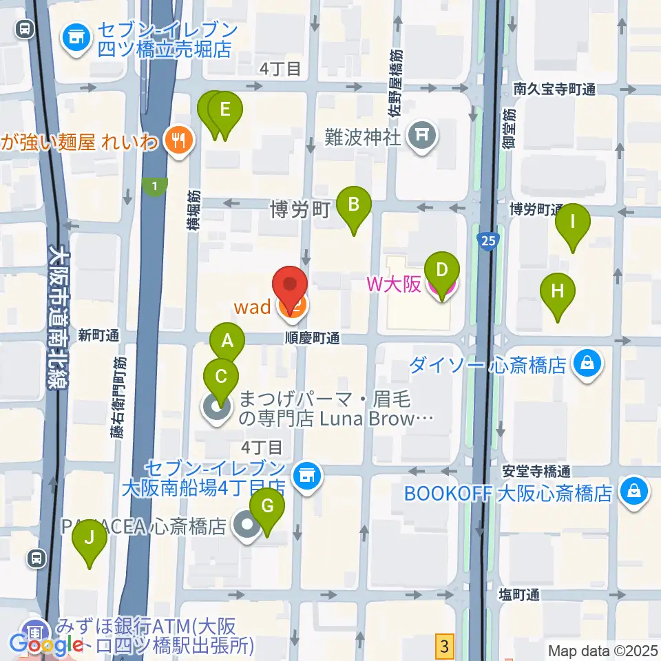 ESPECIAL RECORDS周辺のホテル一覧地図
