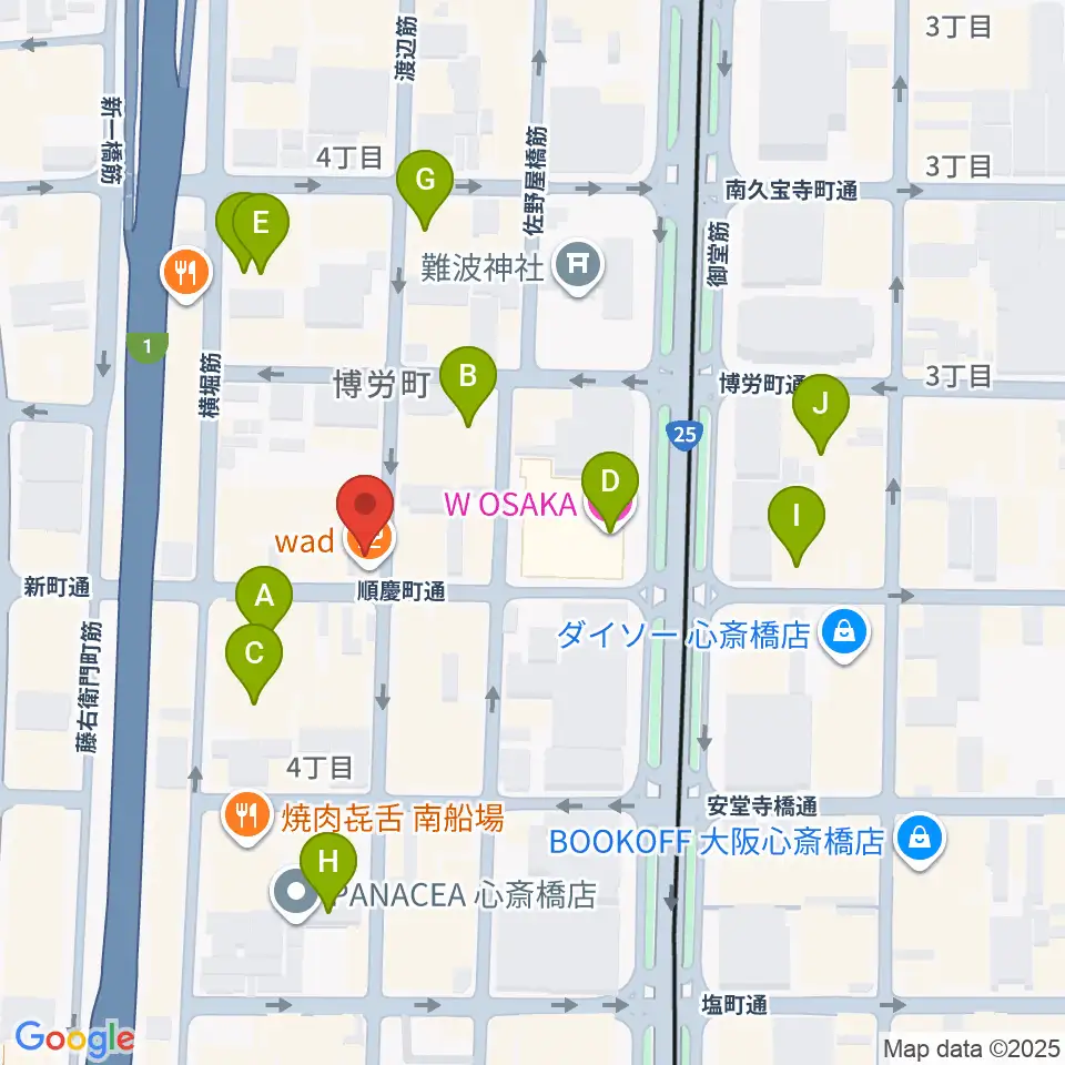 ESPECIAL RECORDS周辺のホテル一覧地図