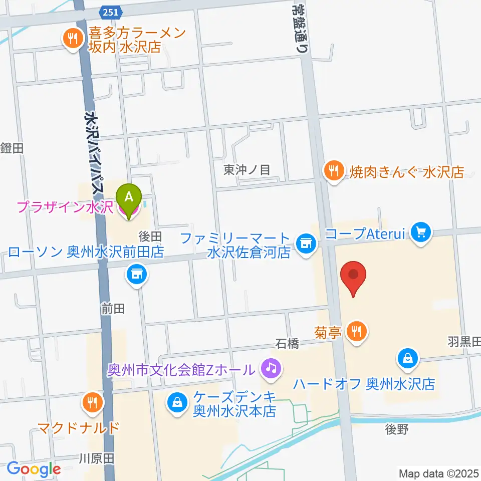 正時堂アテルイセンター周辺のホテル一覧地図