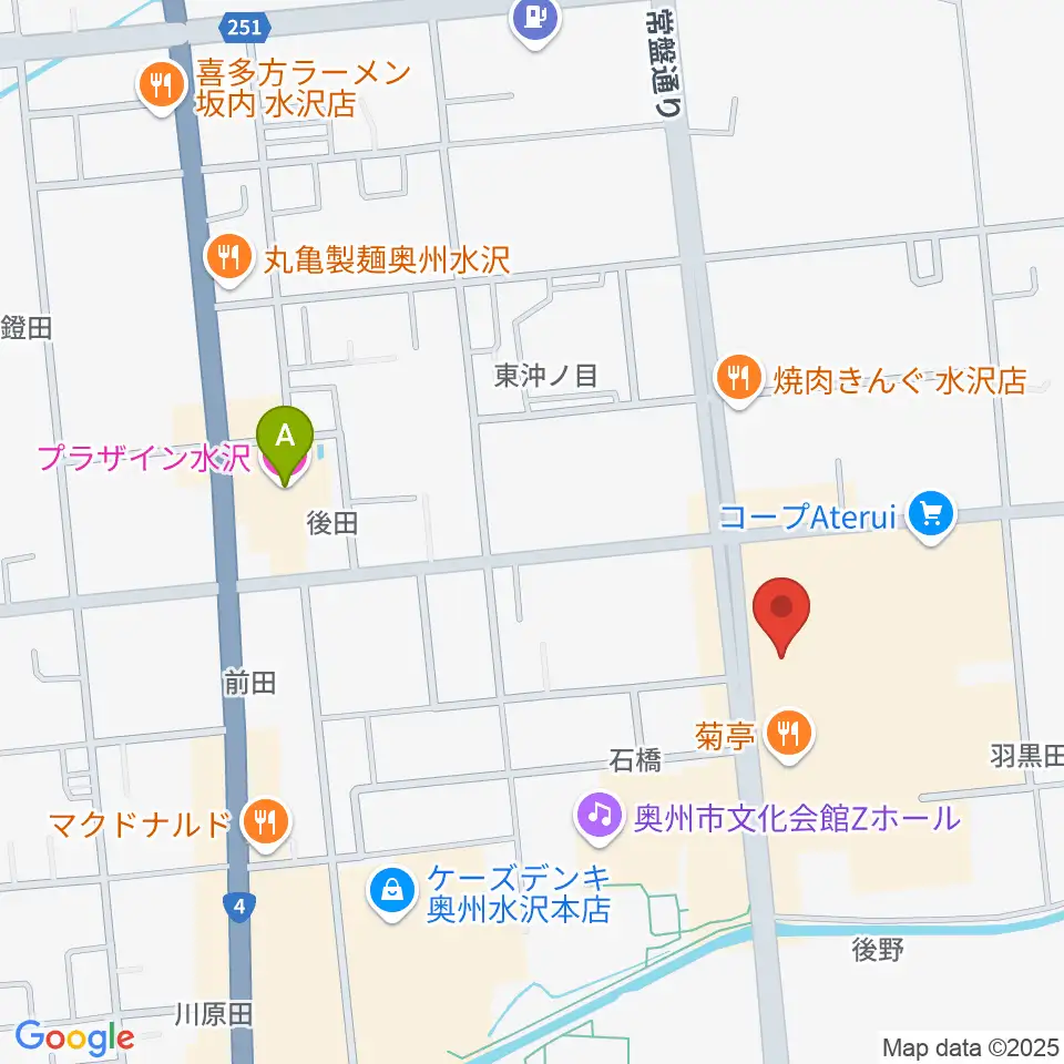 正時堂アテルイセンター周辺のホテル一覧地図